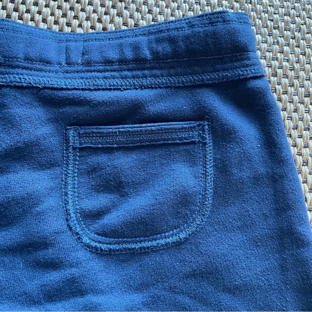 Hollister California Y2K Terry Fleece Shorts Dark Blue Medium - Picture 4 of 8